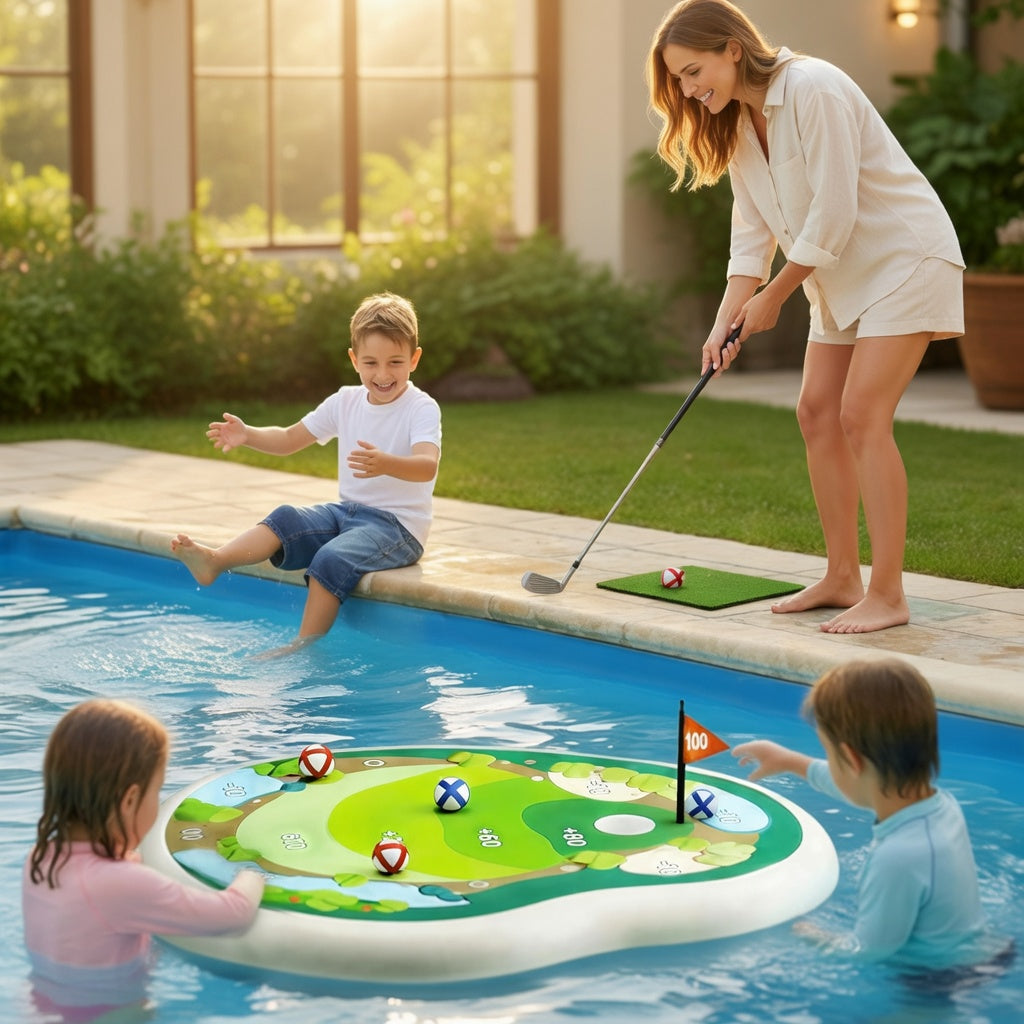 Inflatable Pool Golf Game